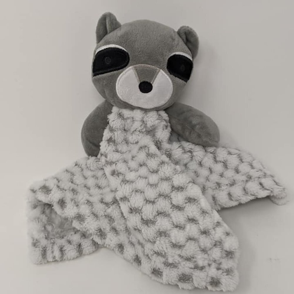 RACCOON Lovey Baby Security Blanket Plush